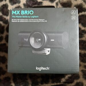 Logitech MX BRIO 4K Streaming Webcam - Black